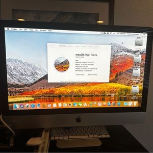 iMac i5 27 in 12 gb ram 250 gb ssd